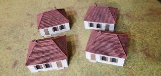 Italian Houses 4 From (bb180) Flames Of War Battlefield In A Box