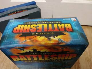 2000 Electronic Talking Battleship Advanced Mission Game Complete MB 2