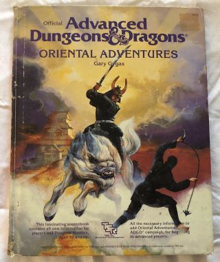 Ad&d Oriental Adventures,  Oriental Adventures,  1985