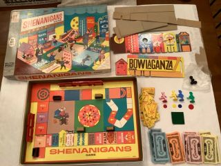Vintage 1966 Shenanigans Carnival Of Fun Game Milton Bradley 2