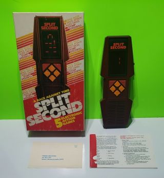 Parker Brothers Split Second Vintage Electronic Game 1980