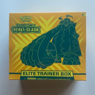 Pokemon Tcg: Sword & Shield Rebel Clash Elite Trainer Box - Factory