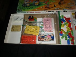 McJAY GAME COMPANY,  RICH FARMER,  POOR FARMER GAME - COMPLETE IN GOOD SHAPE 2