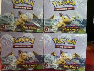 Pokémon Vivid Voltage Booster Box 1/4 =9 Packs Of 10 W/ Japanese Holo Or V Bonus