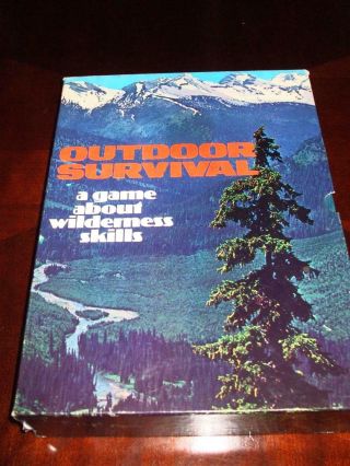 Vintage Game,  Outdoor Survival,  Avalon Hill/stackpole Books,  1972