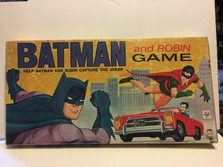 1965 Hasbro Batman And Robin Game Contents Are