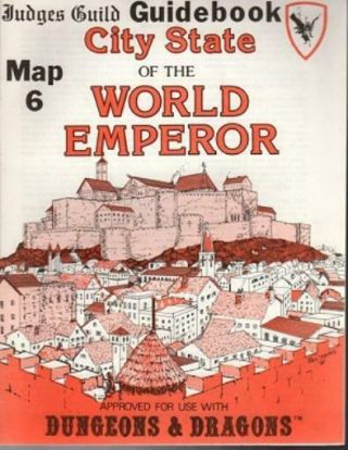 Judges Guild D&d Module City State Of The World Emperor - Map Book Vg