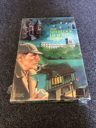 Vintage Cadaco " The Sherlock Holmes " Board Game 1974