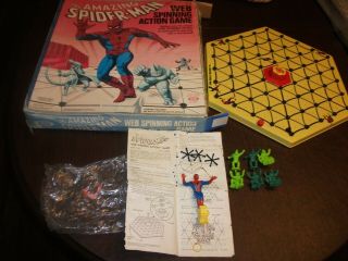 1979 Spider - Man Web Spinning Action Ideal Game Complete
