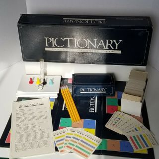 Vintage First Edition Pictionary The Game Of Quick Draw - Complete (pre - Owned)