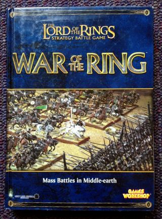 War Of The Ring Core Rulebook Lotr Lord Of The Rings Strategy Battle Game
