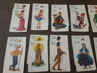 VINTAGE 1940 ' s WHITMAN OLD MAID CARD GAME COMPLETE 2996 3