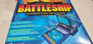 Electronic Battleship Advanced Mission Milton Bradley 2000 Complete Classic Game