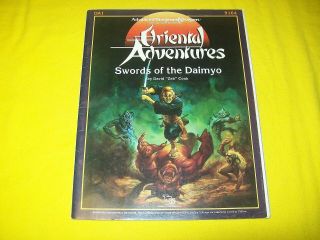 Oa1 Swords Of The Daimyo Dungeons & Dragons Ad&d Oriental Adventures Tsr 9164 4