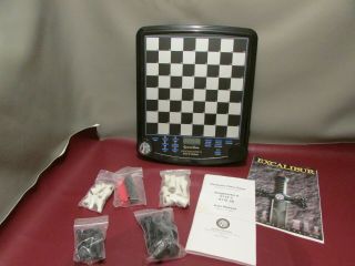 Excalibur King Master Ii 2 Electronic Chess & Checkers Game
