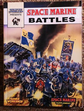 Space Marine Battles Book (softcover) - Oop Games Workshop White Dwarf Epic 40k