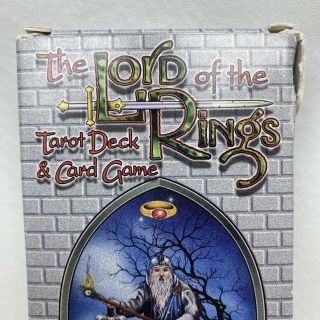 Vintage 1996 Tolkien THE LORD OF THE RINGS Tarot Deck & Card Game LOTR 3