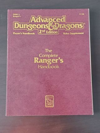 Advanced Dungeons And & Dragons Ad&d - The Complete Ranger 