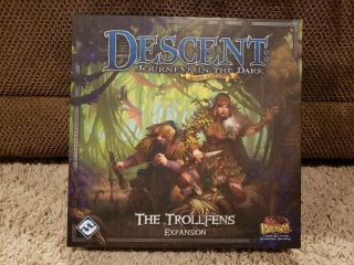 Descent 2nd Edition : The Trollfens Boars Game Expansion (2013,  Game)