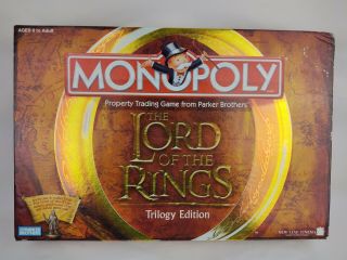 2003 Monopoly Lord Of The Rings Trilogy Edition - All 6 Collectible Pawns,  Ring