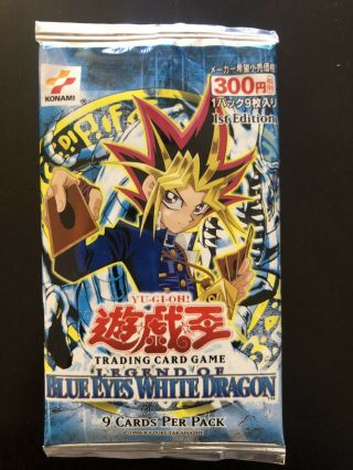 Yu Gi Oh Asian English Legend Of Blue Eyes White Dragon Booster Pack