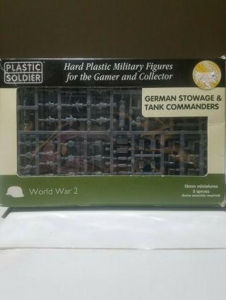 Psc German Stowage And Tank Commanders,  15mm,  World War 2