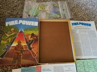 Avalon Hill Fire Power Bookcase Game A Game Of Man - To - Man Squad Tactics 860