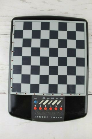 Electronic Sensor Chess Board Vintage Saitek Kasparov Model 165h 1/18/21