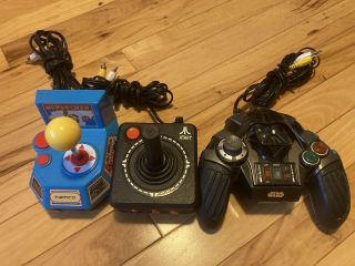 Jakks Pacific Namco Mrs.  Pac - Man,  Atari,  Star Wars Plug N Play.