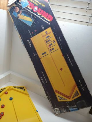 Vintage Rebound Board Game Ideal Games 1986 - w/ Pucks just add rubber bands 2