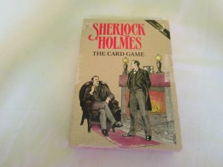 Gibson Sherlock Holmes The Card Game 1991 Complete Never Played
