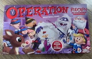 2012 Hasbro Rudolph The Red - Nosed Reindeer Operation Game Complete