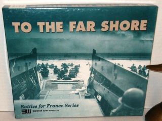Boxed Board War Game Ww2 To The Far Shore - Battles For France Series 3w Unp 1994