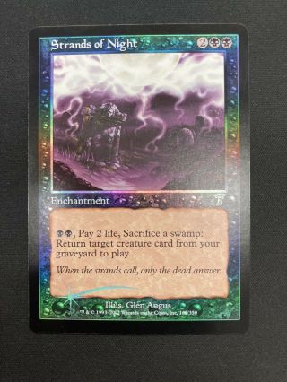 Strands Of Night 7th Edition Foil Magic The Gathering Pristine Card