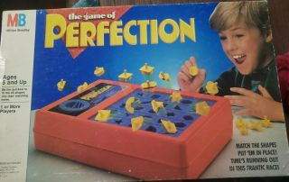 Vintage 1990 Milton Bradley Game Of Perfection 4060 Complete