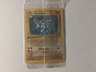 1999 Pokemon 1st Edition Machamp Holo Base Set 8/102 Ultra Rare
