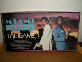 Vintage 1984 Miami Vice The Board Game.  100 Complete With Instructions