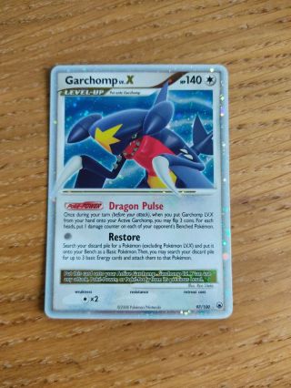 Garchomp Lv.  X - Holo Rare - 97/100 - Dp Majestic Dawn - Pokemon