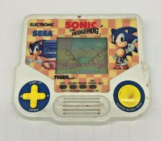 Tiger Electronic Sega Sonic The Hedgehog Handheld Game 1988