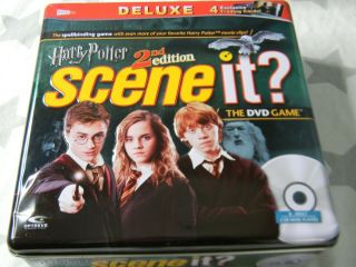 Deluxe 2nd Edition Harry Potter Scene It? Dvd Game Screen Life 2007 Tin