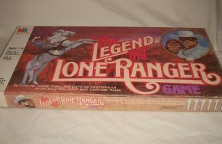 Vintage The Legend Of The Lone Ranger Milton Bradley Game Complete