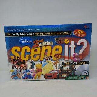Disney Scene It 2nd Edition Dvd Board Game 2007 Family Game Complete