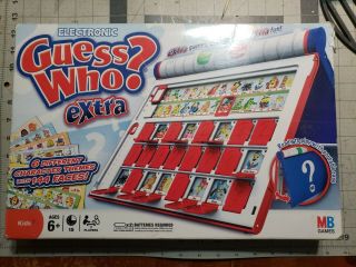 Electronic Guess Who? Extra 2008 Game Milton Bradley Complete