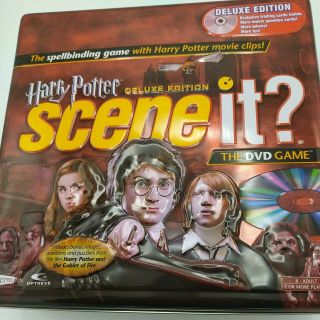 Harry Potter Deluxe Edition Scene It? Dvd Game In Metal Tin