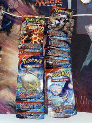 10 Pokemon Xy Primal Clash Booster Packs Unweighted