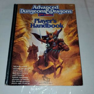 Advanced Dungeons And Dragons Ad&d 2nd Edition Player 