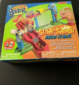 Mighty Beanz Slam N Smash Race Track Set.  Target Exclusive.  2010