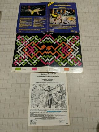 Ad&d Module Q1 Queen Of The Demonweb Pits (1980) Tsr Advanced Dungeons & Dragons