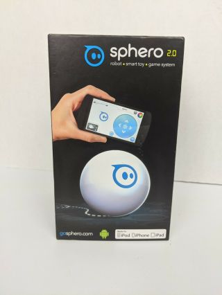White Orbotix Sphero 2.  0 The App - Controlled Robot Ball
