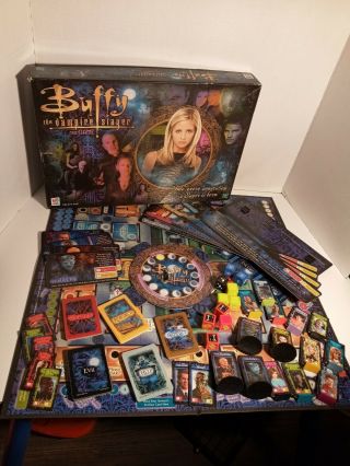 Vintage 2000 Buffy The Vampire Slayer Board Game Milton Bradley Great Complete